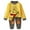Yellow, variant on Kids Toddler Boys Girls Easter Pajamas Animal Truck Rabbit Buddy Pajamas Easter Gift Sleepwear Pjs Set(6-12 Months,Dark Blue)