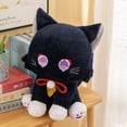 thumbnail image 2 of Peluche de peluche con forma de gato negro, 40 cm, dibujos animados suaves, 2 of 2