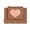 Brown, variant on Elegant Women's Heart Embossed Macaron Compact Purse Slim Minimalist Card Holder for Daily Use