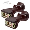 thumbnail image 2 of 2 piezas de 28 mm Ganchos de cortina de madera Gancos Drazery Barl Suppilting con tornillos de montaje Accesorios resistentes montados en la pared, 2 of 8