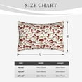 thumbnail image 4 of Rateoe Mushroom Pattern Pillow Covers with Invisible Zipper(Pillows are not Included) Standard Pillowcases-14"x20", 4 of 6