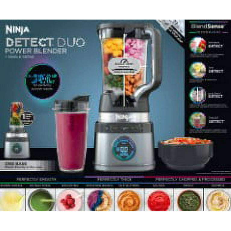 Ninja Professional with Single Serve Cups 3 Speed Blender Silver