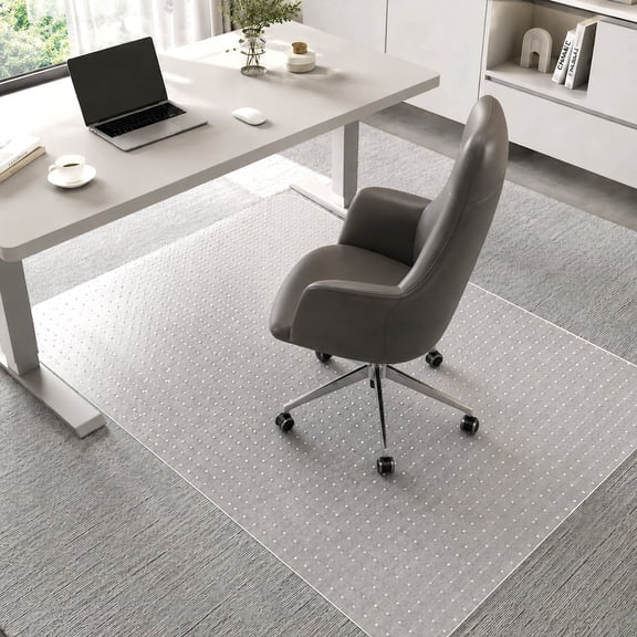 Cozyllo PVC Chair Mat for Carpet,36"x48" 8.4 lbs Thick & Sturdy Carpet Protector, Computer Desk Office Chair Mat for Low Carpeted Floors