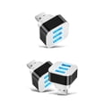 thumbnail image 1 of 3-in-1 Charger USB Hub 5V Expander 1000mA Splitter Adapter Charger USB Hub Portable Travel Charge Adapter Office Circuit Protection for Phone Computer 1PC, 1 of 8