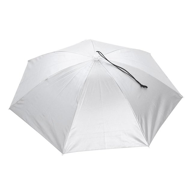 Paraguas montado en la cabeza Parasol Camping Pesca Gorra plegable 5pcs JShteea El nuevo