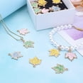 thumbnail image 5 of 24pcs 4 Colors Maple Leaf Charms Alloy Autumn Fall Leaves Pendants Harvest Tree Leaves Charms Jewelry Making Accessories for DIY Earring Bracelet Necklace Craft Supplies, 5 of 7
