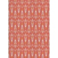 thumbnail image 1 of Ahgly Company Indoor Rectangle Patterned Light Salmon Rose Pink Novelty Area Rugs, 7' x 10', 1 of 6