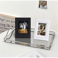 thumbnail image 6 of 4x3 Inches Photo Frame 1 Pack,Mini Plastic Photo Frame,Vertical Photo Frame,Photo Frame with Two Placement Modes,Bright Mini Photo Frame (Clear), 6 of 6