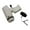 B, variant on koolsoo Chainsaw Fuel Tank with Cap Oil Tank Housing with Oil Cap for Chainsaws A