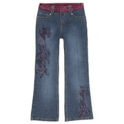mary-kate and ashley brand - Girl's Velvet Belt Denim Jeans