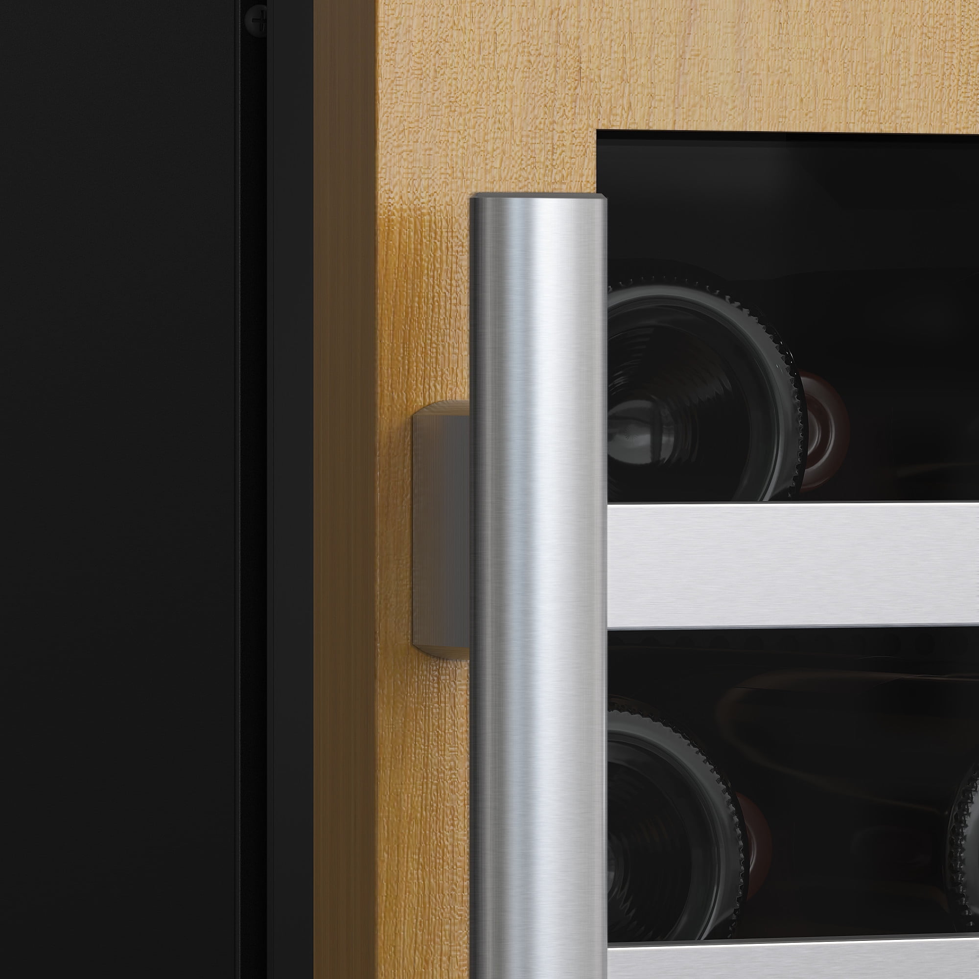Avallon Awc242szrh 24" Wide 53 Bottle Capacity Single Zone Wine Cooler - Stainless Steel