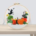 thumbnail image 2 of Decoración navideña de inicio de bordado de Halloween DIY con bastidor de bordado con color Calabaza, 2 of 7