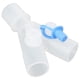thumbnail image 4 of Conector de tubo de oxígeno en T de 2 orificios, reutilizable, fácil de limpiar, para manguera de respirador, 4 of 14