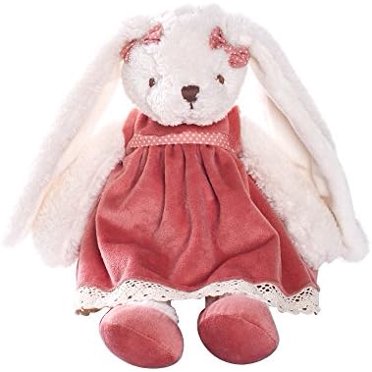 TianQi 2020 Holiday Plush Bunny Rabbit Stuffed Animal Soft Toys Cuddly Dolls Best Gifts 12-Inch (Pink)