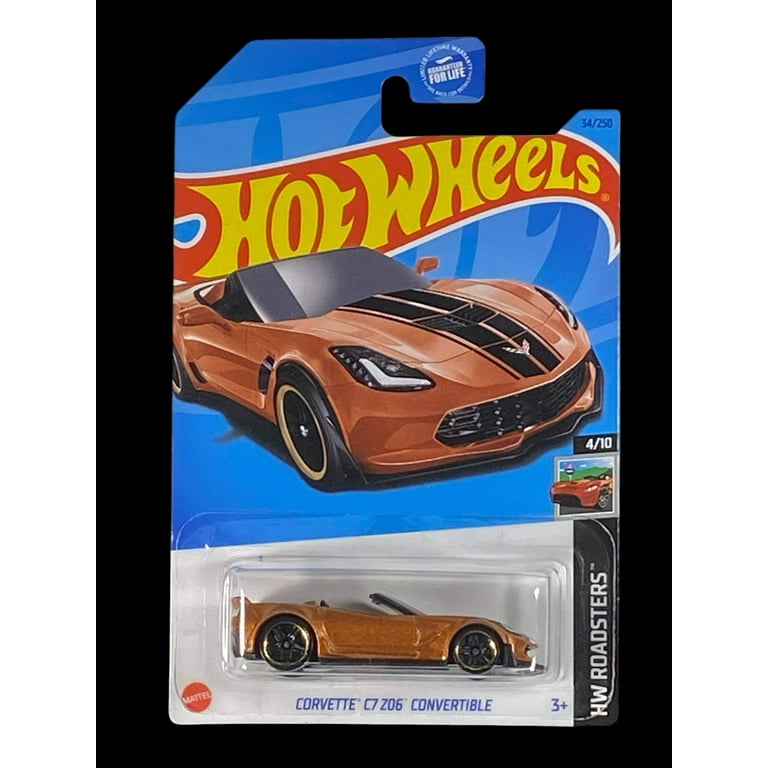 Hot Wheels Corvette C7 Z06 Convertible, HW Roadsters 4/10 [Burnt