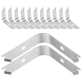 thumbnail image 1 of FUTUREORYY 100Pcs Silver Picture Frame Clips Metal Spring Hardware for Stable and Practical Picture Framing, 1 of 8