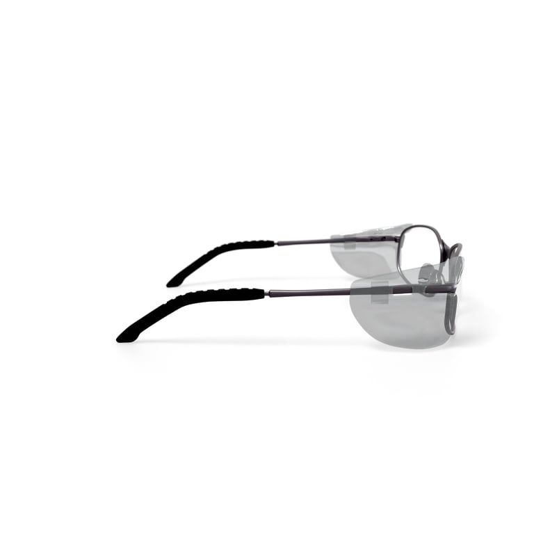 Hilco Vision A2 550 Stainless Steel Safety Glasses, Pewter, ANSI