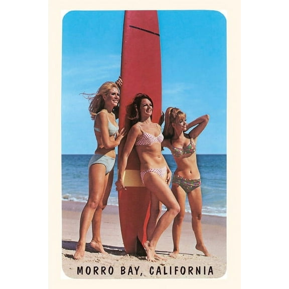 Pocket Sized - Found Image Press Journals: The Vintage Journal Sixties Surfer Girls, Morro Bay, California (Paperback)