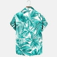 thumbnail image 6 of Xixinqiwan No Boundaries Men's Button Shirt,Men's Hawaiian Button Down Shirt Recycled Polyester Short Sleeve Sustainable Beach Short Sleeve Tops Blouse, 6 of 6