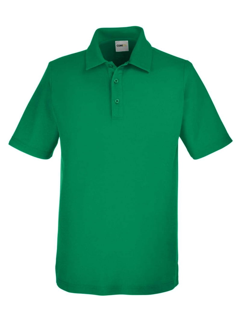 CORE365 CE112 Men's Fusion ChromaSoft™ Pique Polo-Kelly Green-L
