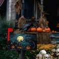 thumbnail image 2 of Halloween Pumpkin Castle Mailbox Covers Magnetic Standard Size 21x18 Inch Spooky Witch Mailbox Cover Moon Night Letter Post Box Wraps for Garden Yard Outdoor Decor, 2 of 6
