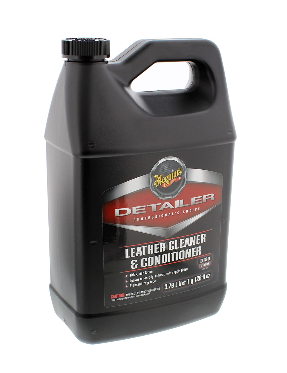 Meguiar's D18001 Detailer Leather Cleaner & Conditioner, 1 Gallon