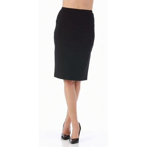 InstantFigure Curvy Plus Size Short Pencil Skirt 168024C
