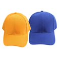 thumbnail image 1 of 2x gorra de béisbol unisex de moda con visera para el sol, deportes al aire libre, gorra de camionero Sunnimix Sombrero para el sol liso al aire libre, 1 of 8