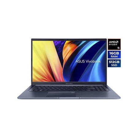 ASUS Vivobook 15 Laptop AMD Ryzen 5 7430U 16GB RAM - 512GB SSD - Windows 11 Home (M1502YA-BS51)