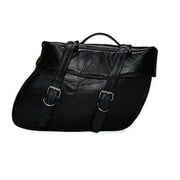 Motorcycle Bags - Luggage Set - All genuine Leather - Fits Any US Bike - Extra Storage Pockets Featuring Rugged Stitching - Set of 9 Pieces