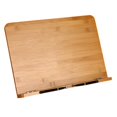 thumbnail image 1 of SOPORTE PARA LIBROS DE BAMBÚ Soporte para libros de cocina para Estante de escritorio para de lectura Los 28x21cm Yuyangstore Soporte de lectura de bambú, 1 of 8