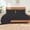 Black, variant on 5Pcs 100% Microfiber Split King Size Sheets Sets for Adjustable Bed 18" Inch Deep Pocket Soft & Breathable Sheet Set - Burgundy Solid
