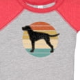 thumbnail image 4 of Inktastic Vizsla Dog Retro Sunset Boys or Girls Baby Bodysuit, 4 of 5