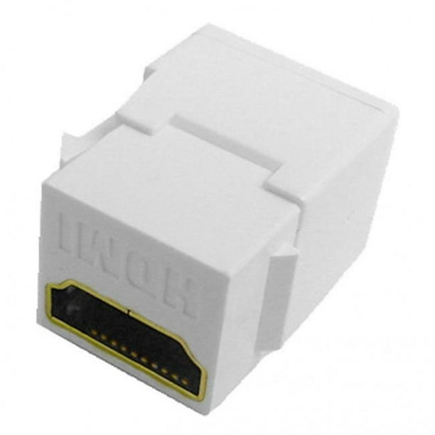 Calrad 28-166K-5 Blanc HDMI Feed Thru Clé de Voûte Insert&44; Pack de 5