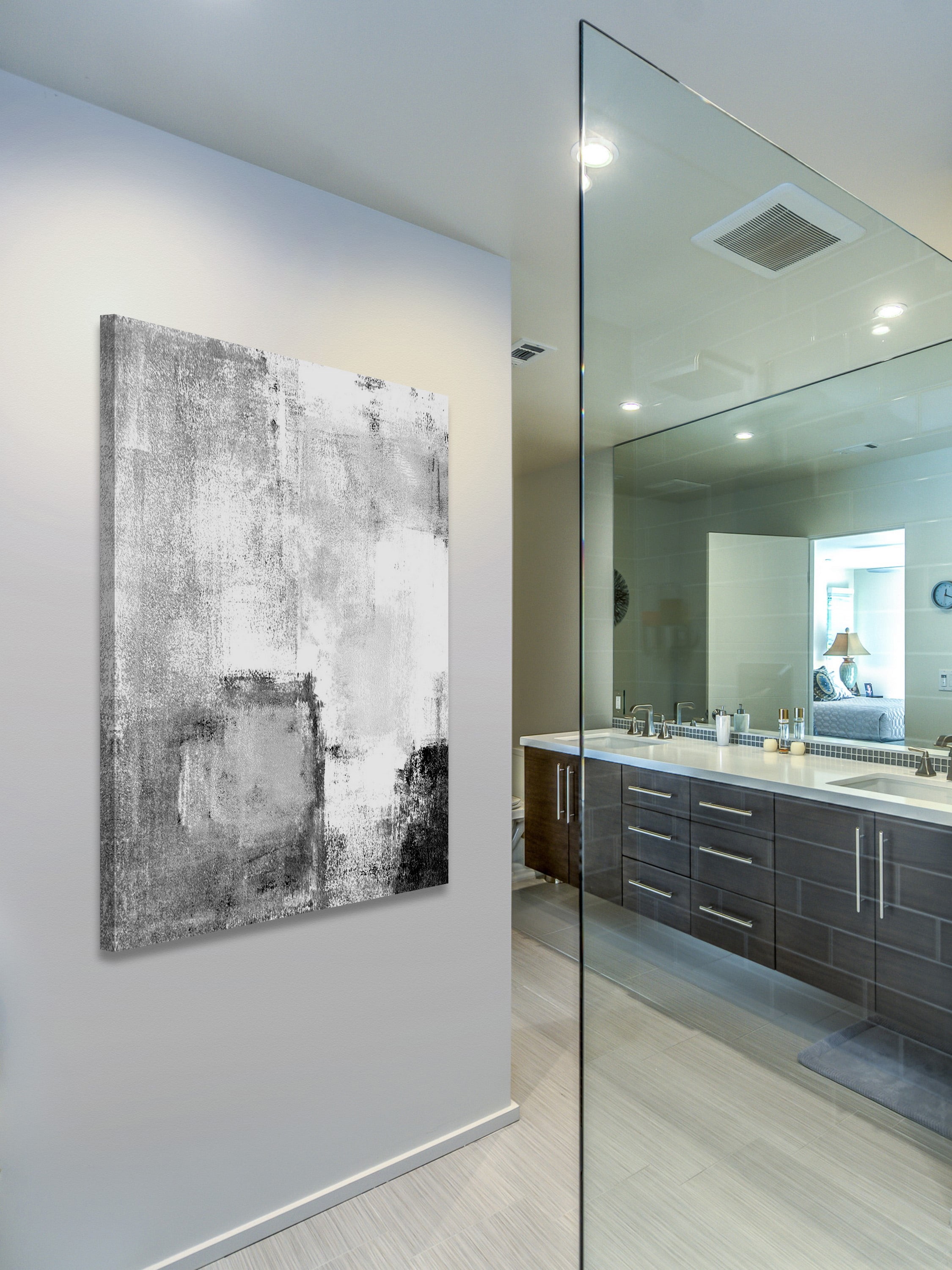 Marmont Hill Deeper Figure Canvas Wall Art, 18" x 12"