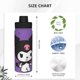 thumbnail image 4 of Kuromi Sports Botella de agua aislada de acero inoxidable Taza portátil Botella de agua para exteriores Moda Viajes Fitness Estudiantes\r\n Talla única., 4 of 7
