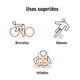thumbnail image 5 of Mini Bomba DE Aire para Bicicleta Truper 13790 Negro 2 Paquete, 5 of 5