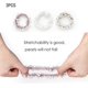 thumbnail image 2 of 3 PCS Pearl Hair Scrunchies Ponytail Styling Accessories for Women and Girls, 2 of 5