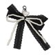 thumbnail image 1 of Interchangeable Footwear Embellishment Fashionable Shoe Clip For Women Pearls Embellished Lace Bowknot Shoelaces Charm Yellow, 1 of 4
