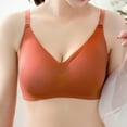 thumbnail image 3 of Bigersell Tube Tops Bra Deals Lace Bralette Training Bra Style R3110 V-Neck Padded Bras Hook and Eye Bra Closure Women's Plus Size Longline Sports Bras Red XL, 3 of 3