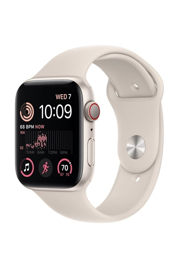 Restored Apple Watch SE (2022) 2nd Gen 40mm A2726 (GPS + Cellular) Starlight (Refurbished)