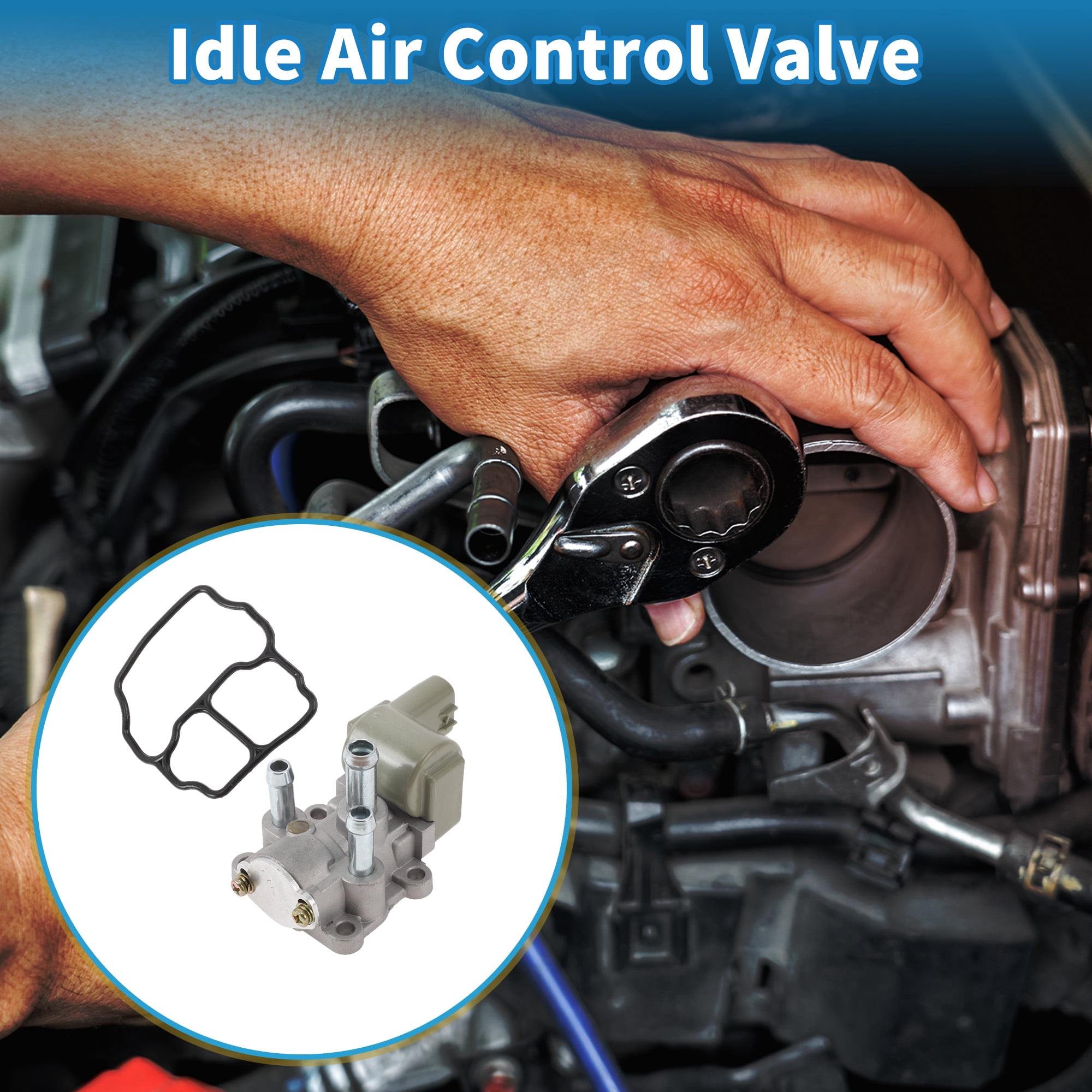 Unique Bargains Car Idle Air Control Valve for Toyota Camry Solara 1997-1999 No.2227074350 IACV Idle Motor Idle Air Control Valve