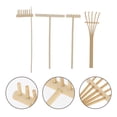 thumbnail image 4 of CIMAXIC 4pcs Zen Garden Rakes Meditation Sand Table Rakes Mini Zen Garden Tools,6.89"X1.77"X0.31", 4 of 4
