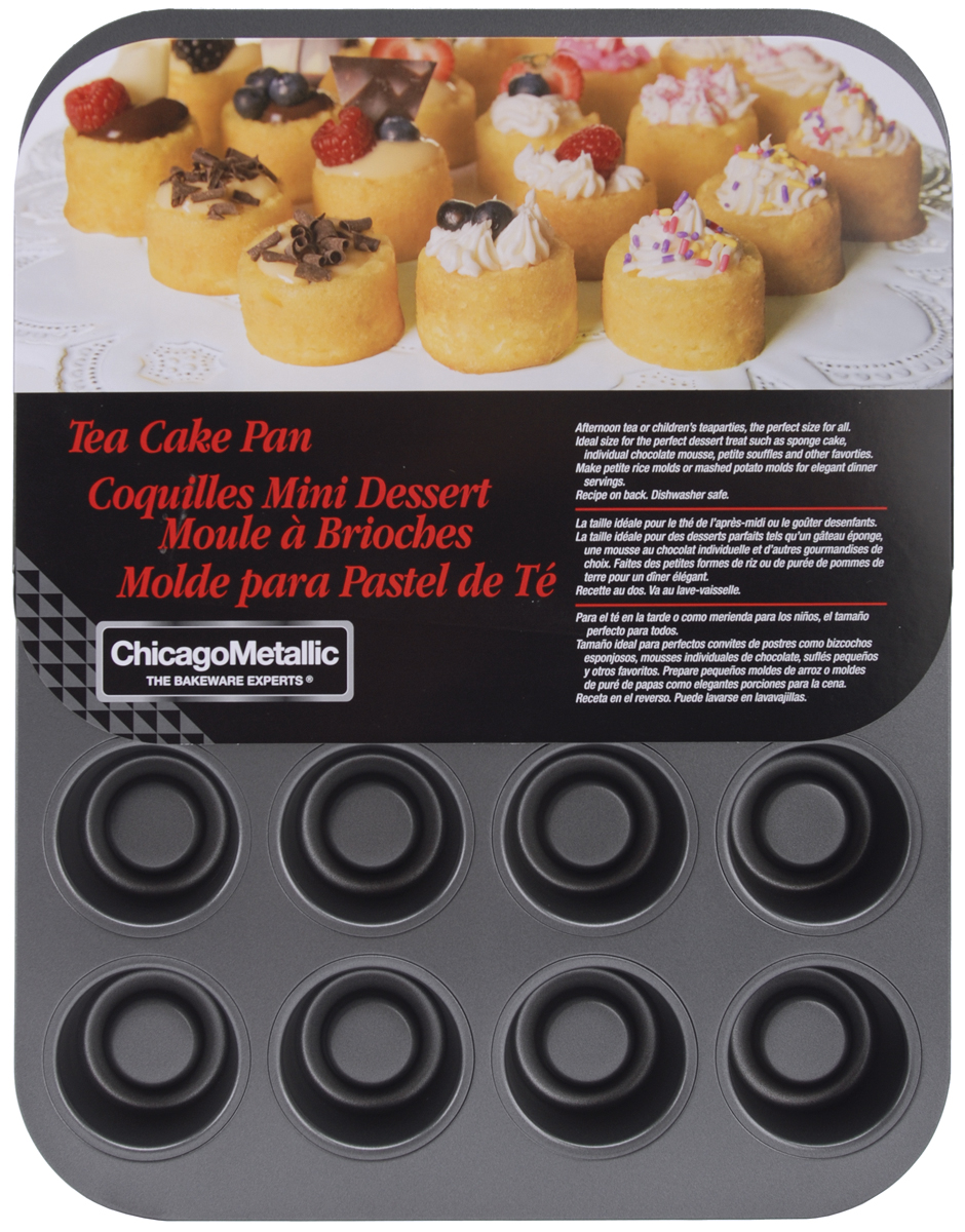 Chicago Metallic Bakeware Tea Cake Pan, 139/10" x 103/5"