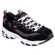 thumbnail image 2 of Zapatillas de moda Skechers D'Lites-Me Time para mujer, negro/rosa, 2 of 3