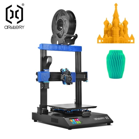 Artillery Genius Pro 3D Printer, Auto Leveling/ Resume Print/Fialment Run-out Detection/with Touchscreen Tempered Glass Platform Dual Z-axis Coupler, 220x220x250mm