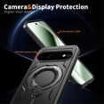 thumbnail image 5 of For Google Pixel 11 Pro XL Case With Invisible Magnetic O-Ring Stand Shockproof Phone Case,Black,For Pixel 11 Pro XL, 5 of 6