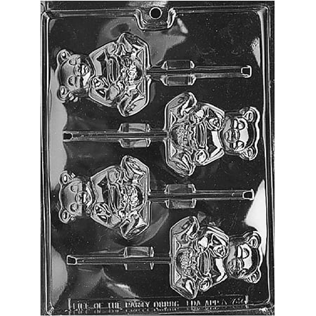 

Candyland Crafts Life of the Party 3D Parakeet Chocolate Candy Mold | For Molding Chocolate Soap or Plaster | Food Safe Plastic Durable and Reusable Chocolate Making Mold - A095 - (8 Pack)