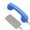 Blue, variant on Retro Style Phone Microphone, Type-C Plug-in Headset Attachment, Large Receiver Design for Mobile Phone,Voice Enhancement