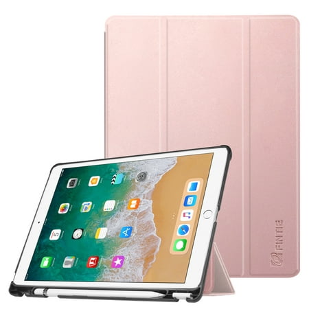 Fintie 10.5-inch iPad Air (3rd Gen) / iPad Pro SlimShell Case Cover with Apple Pencil Holder, Rose (Best Ipad Pro 10.5 Case With Pencil Holder)